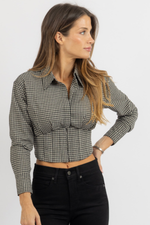 DANTE CHECKED BLOUSE