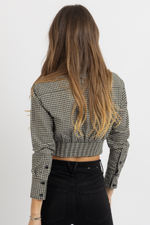 DANTE CHECKED BLOUSE