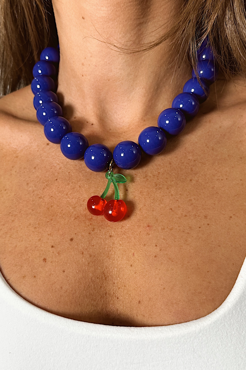 CHERRY BAUBLE NECKLACE