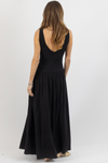 CHLOE BLACK LINEN DRESS