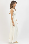 CHLOE WHITE LINEN DRESS