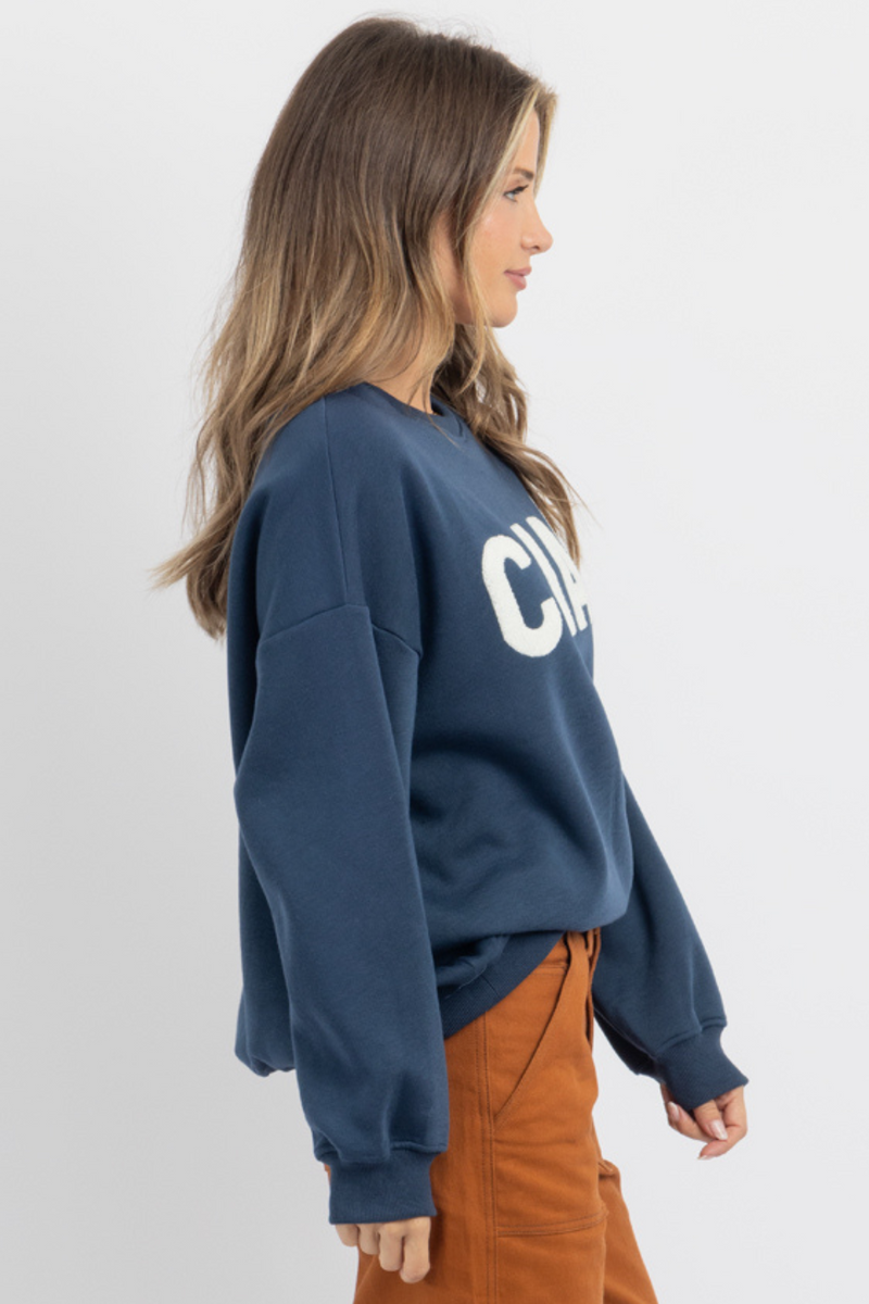 CIAO FRENCH TERRY SWEATSHIRT