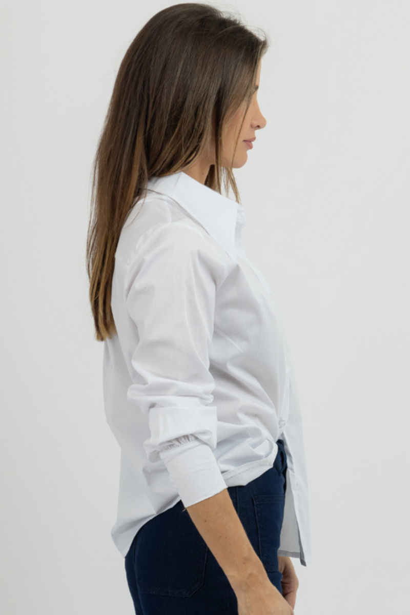 CITY LINE BUTTON DOWN TOP