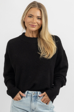 CLARA BLACK SWEATER