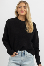 CLARA BLACK SWEATER