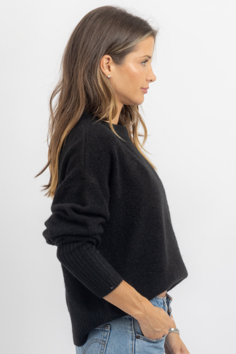 CLARA BLACK SWEATER