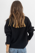 CLARA BLACK SWEATER