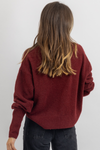 CLARA BURGUNDY SWEATER