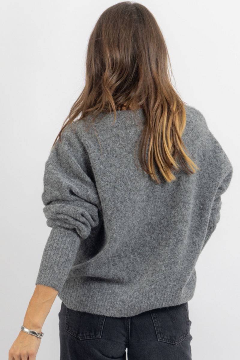 CLARA CHARCOAL SWEATER