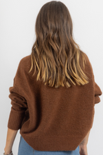 CLARA MOCHA SWEATER