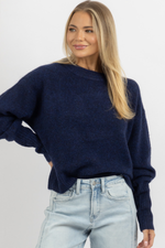 CLARA NAVY SWEATER