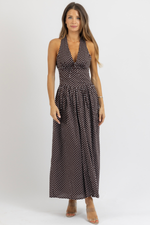 CASS POLKA MAXI DRESS