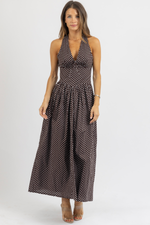 CASS POLKA MAXI DRESS
