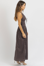 CASS POLKA MAXI DRESS