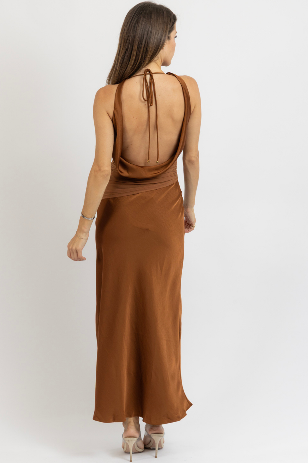STELLA COWL BACK DRESS
