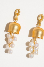 MEROPE GOLD PEARL EARRING