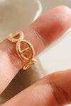 IRINA GOLD CHAIN RING