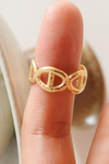 IRINA GOLD CHAIN RING