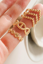 IRINA GOLD CHAIN RING