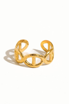 IRINA GOLD CHAIN RING