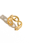 IRINA GOLD CHAIN RING