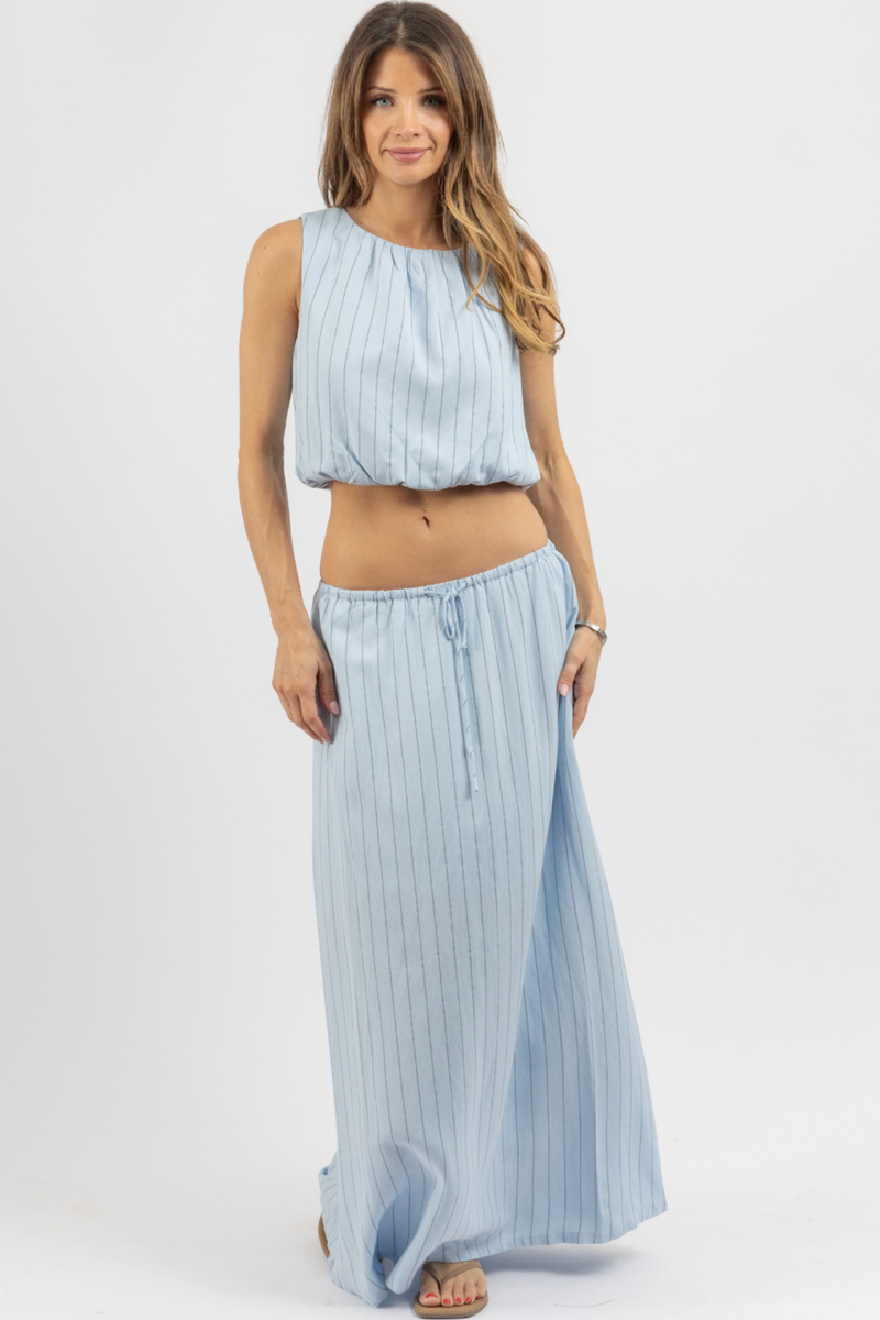 COLBIE BLUE SKIRT SET