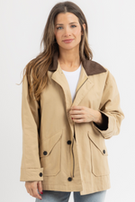 CAM CONTRAST COLLAR JACKET