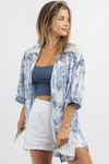 CORSICA BLUE RELAXED TUNIC