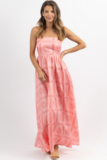 COSTA PINK OPEN BACK DRESS *BACK IN STOCK*