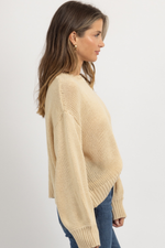 CAPSULE CREAM KNIT TOP