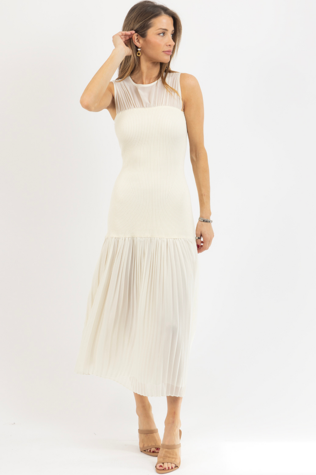 JUNIPER PLEAT MAXI DRESS