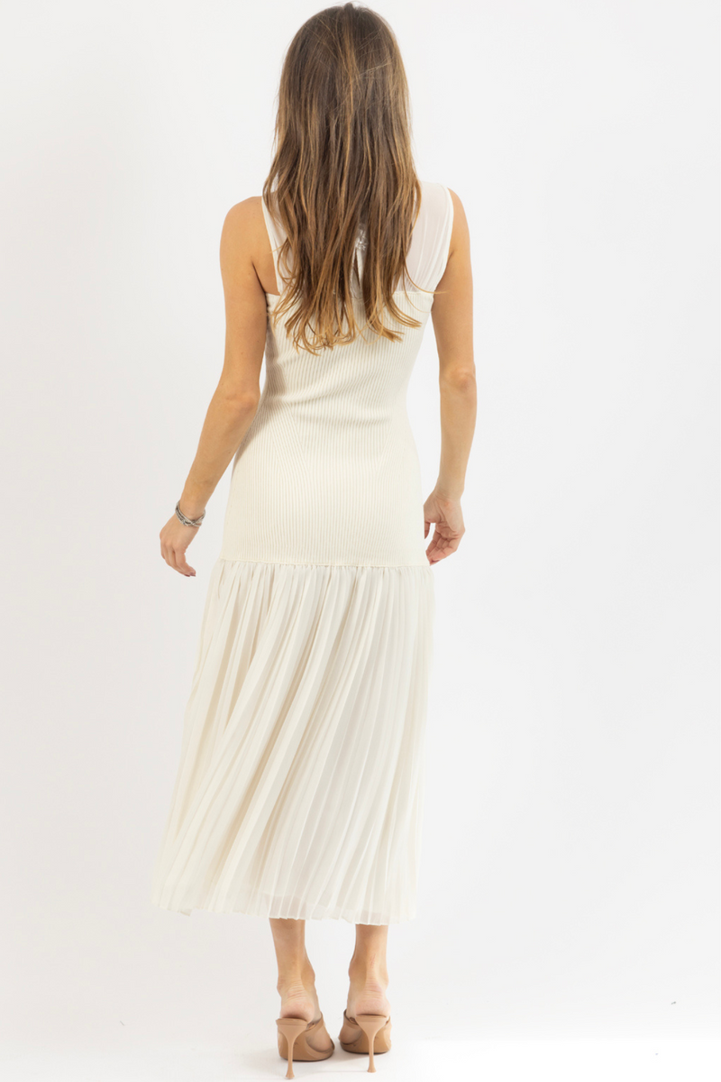 JUNIPER PLEAT MAXI DRESS