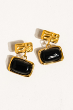 CUVEE BLACK DROP EARRING