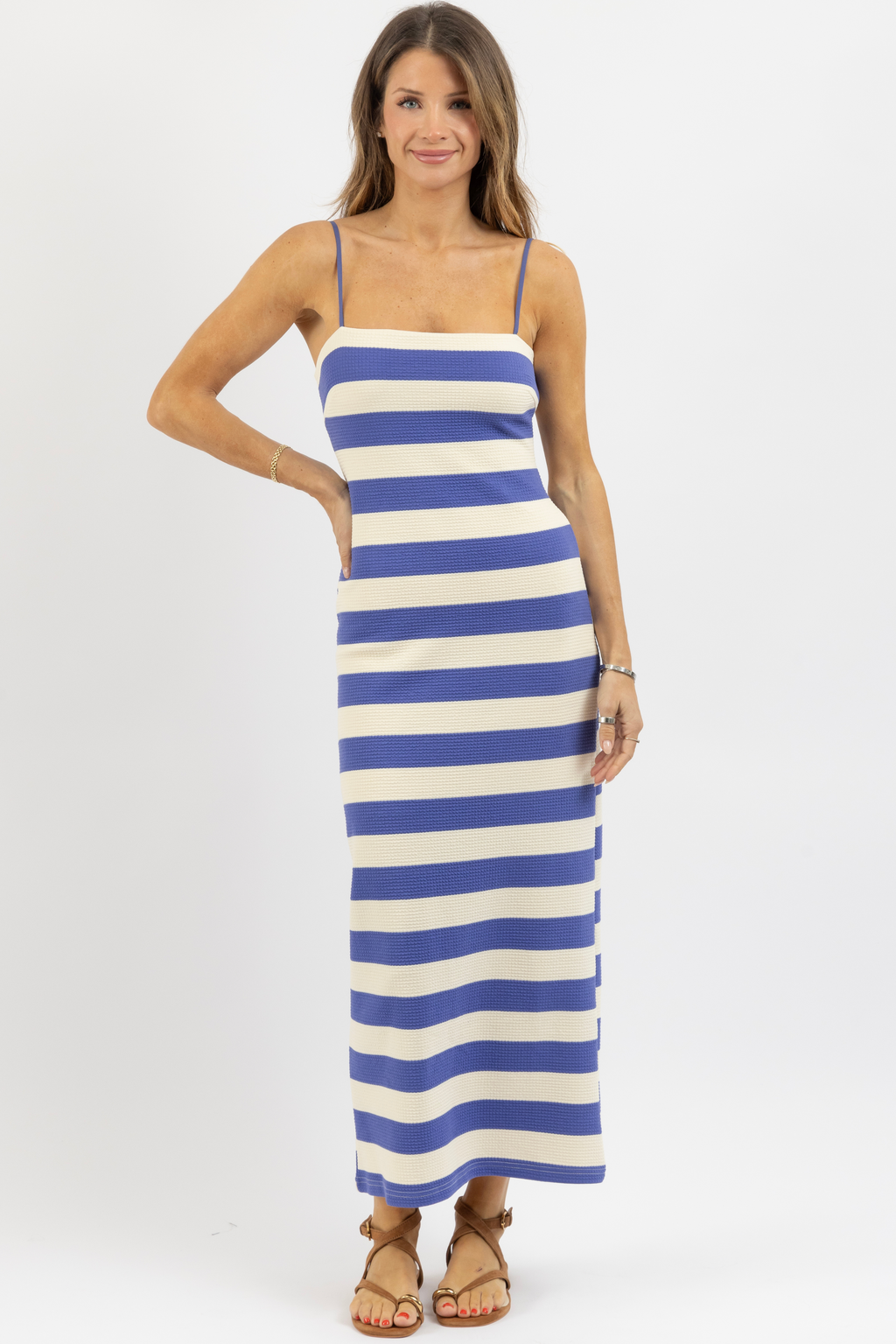 DALLAS STRIPE MAXI DRESS