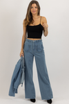 BOSTON BRAIDED DENIM PANT