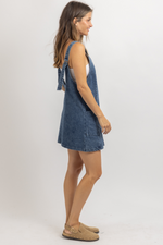 OLIVER DENIM OVERALL DRESS