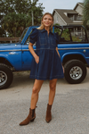 DIANA DENIM MINI DRESS