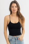 DOUBLE LAYER BLACK CAMI