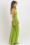 INDIE CHARTREUSE DRESS