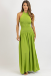 INDIE CHARTREUSE DRESS