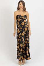 ECLIPSED GOLD MAXI DRESS