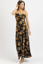 ECLIPSED GOLD MAXI DRESS