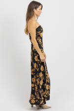 ECLIPSED GOLD MAXI DRESS