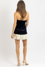 ELORY VELVET MINI DRESS