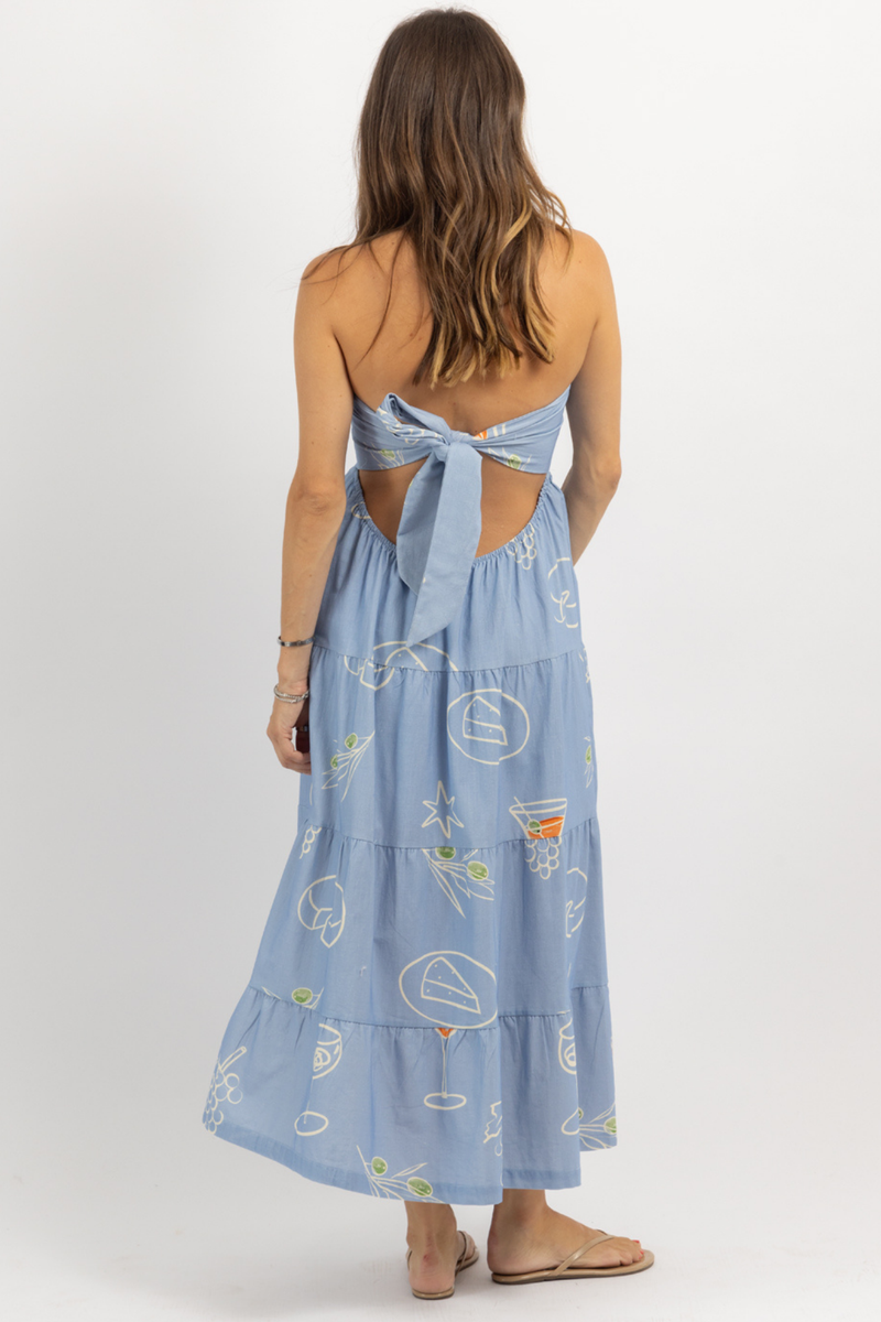 ESME STRAPLESS MAXI DRESS