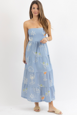 ESME STRAPLESS MAXI DRESS