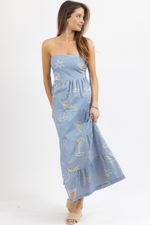 ESME STRAPLESS MAXI DRESS