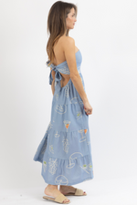 ESME STRAPLESS MAXI DRESS