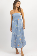 ESME STRAPLESS MAXI DRESS