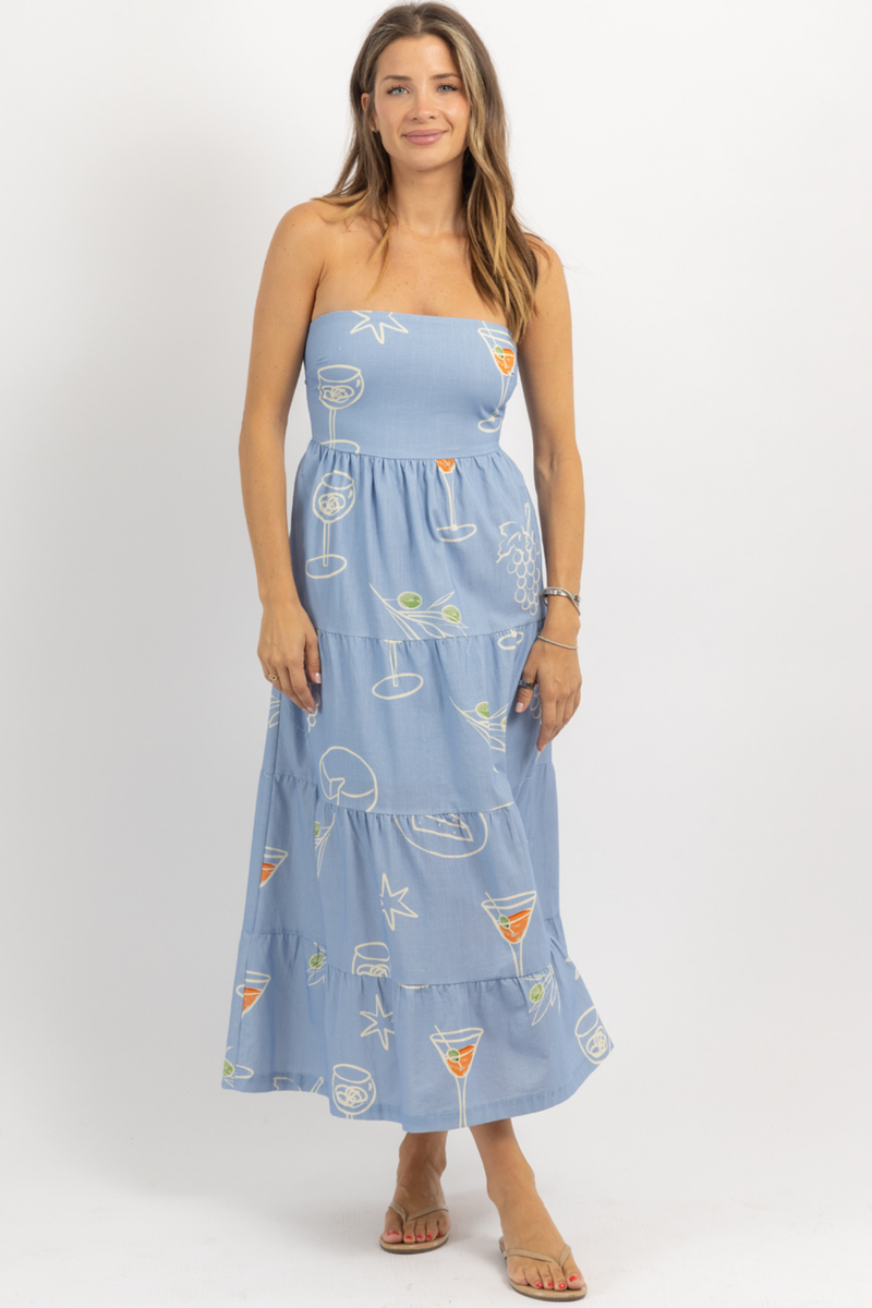 ESME STRAPLESS MAXI DRESS